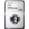 Image 1 : 1961 WASHINGTON QUARTER, NGC PF-68*