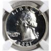 Image 2 : 1961 WASHINGTON QUARTER, NGC PF-68*