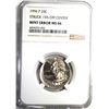 Image 1 : 1996-P WASHINGTON QUARTER MINT ERROR, NGC MS-66