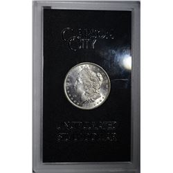 1883-CC GSA MORGAN DOLLAR, CH BU IN ORIG BOX/COA