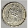 Image 1 : 1873 ARROWS SEATED LIBERTY DIME  AU+