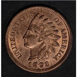 1892 INDIAN HEAD CENT  CH BU  RB