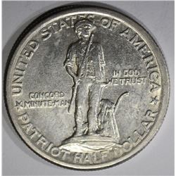 1925 LEXINGTON COMMEM HALF DOLLAR  BU