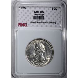 1925 VANCOUVER COMMEM HALF DOLLAR