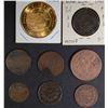 Image 1 : LOT: 8 - TOKENS, OLD FOREIGN COINS