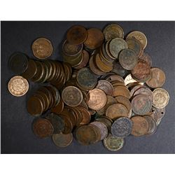 135 INDIAN HEAD CENTS LOW GRADE