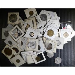 1.5 POUNDS of FOREIGN COINS - GREAT