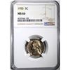 Image 1 : 1955 JEFFERSON NICKEL NGC MS66