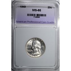 1949 WASHINGTON QTR APCG GEM BU