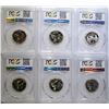 Image 2 : 6 PCGS GRADED PR 69 DCAM WASHINGTON QTRS