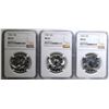 Image 1 : 3 - 1965 KENNEDY HALF DOLLARS NGC