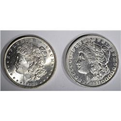 1888 XF & 1888-O CH BU MORGAN DOLLARS