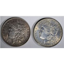 1904 AU & 1904-O CH BU MORGAN DOLLARS