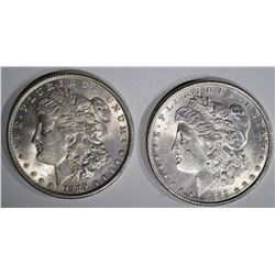 2 - 1889 MORGAN DOLLARS  BU