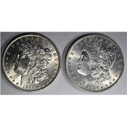 1886 BU & 1884-O BU MORGAN DOLLARS