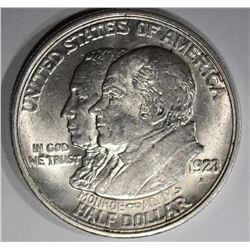 1923-S MONROE COMMEM HALF DOLLAR  CH BU