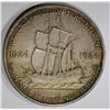 Image 2 : 1924 HUGUENOT-WALLOON COMMEM HALF DOLLAR  AU+