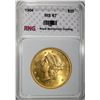 Image 1 : 1904 $20.00 GOLD LIBERTY RNG SUPERB GEM