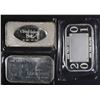 Image 2 : 3-DIFFERENT ONE OUNCE .999 SILVER BARS