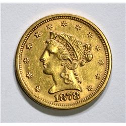 1878-S $2.50 GOLD LIBERTY, BU