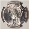 Image 3 : 1922 $1 Peace Silver Dollar Coin NGC 64+