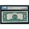 Image 2 : 1899 $1 Black Eagle Silver Certificate PMG 65