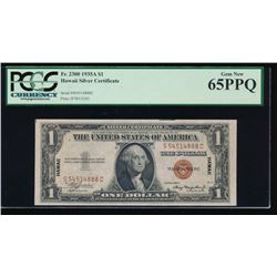 1934A $1 Hawaii Silver Certificate PCGS 65PPQ