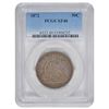 Image 1 : 1872 Seated Liberty Half Dollar Coin PCGS XF40