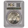 Image 2 : 1923 $1 Peace Silver Dollar Coin PCGS MS66 CAC