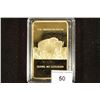 Image 2 : 1 TROY OZ. OF 100 MILS .999 FINE GOLD CLAD INGOT