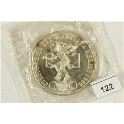 1968 MEXICO SILVER OLYMPIC 25 PESOS UNC