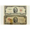 Image 1 : 1923-C & 1953-A $2 US NOTES RED SEALS
