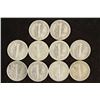 Image 2 : 10 ASSORTED 1930'S & 40'S MERCURY DIMES