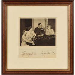 King George VI and Queen Elizabeth The Queen Mother