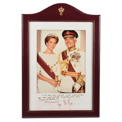 King Hussein and Queen Noor of Jordan