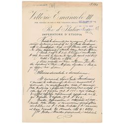 Benito Mussolini and Vittorio Emanuele III