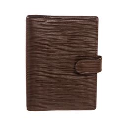 Louis Vuitton Brown Epi Leather Small Agenda Notebook Holder Cover