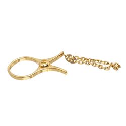 Hermes Gold Plated Filou Glove Clip