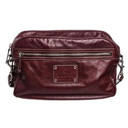 Gucci Vintage Brown Leather Crossbody Shoulder Bag