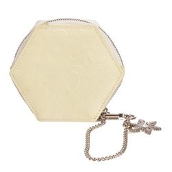 Louis Vuitton Ivory Vernis Monogram Flocon Coin Purse