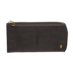 Ballistic Spirit Black Leather Zip Wallet
