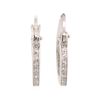 Image 2 : 0.2 ctw Diamond Earrings - 18KT White Gold