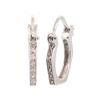 Image 3 : 0.2 ctw Diamond Earrings - 18KT White Gold