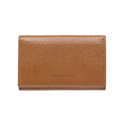 Bvlgari Tan Leather Small Coin Pouch Wallet
