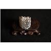 Image 2 : A Ring Braided with Silver Wire in a Floral Shape