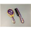 Image 6 : Middle 20th Cnetury Cloisonne Small Miror and Comb. Comb has one tooth loss(One tooth repaired)