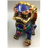 Image 4 : A Pair of Two Middle 20th Century Cloisonne Enamel Lions