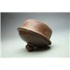 Image 3 : Late Ming Dynasty, A Large and Old Yixing Teapot with Bronze Loop-Handled; "Yi Xing Meng Chen Zi Zao