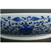 Image 4 : Qing Dynasty "Da Qing Yong Zheng Nian Zhi" mark, a large blue-and-white "figures" plate