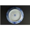 Image 6 : Qing Dynasty "Da Qing Yong Zheng Nian Zhi" mark, a large blue-and-white "figures" plate
